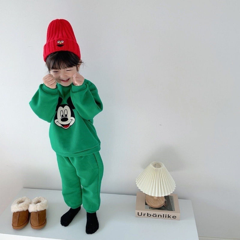 Moran - Korean Children Fashion - #kidzfashiontrend - Mas M Top Bottom Set - 2