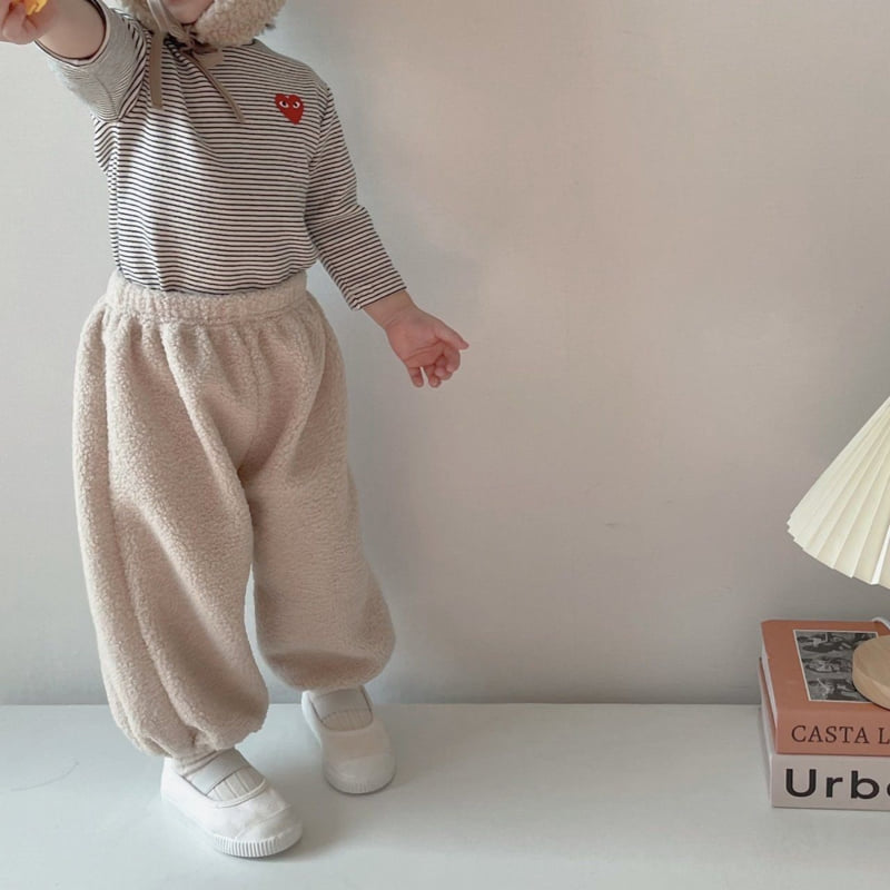 Moran - Korean Children Fashion - #kidzfashiontrend - Fleece Pants - 10