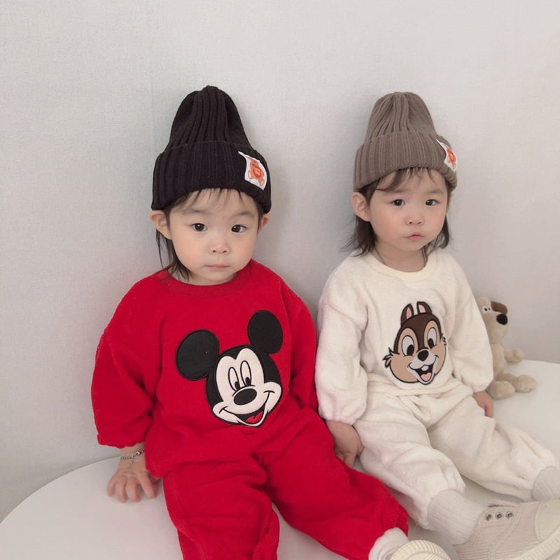 Moran - Korean Children Fashion - #kidsstore - Pudding Top Bottom Set - 4