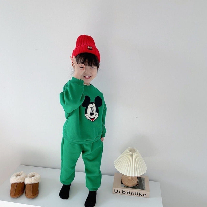 Moran - Korean Children Fashion - #Kfashion4kids - Mas M Top Bottom Set - 4