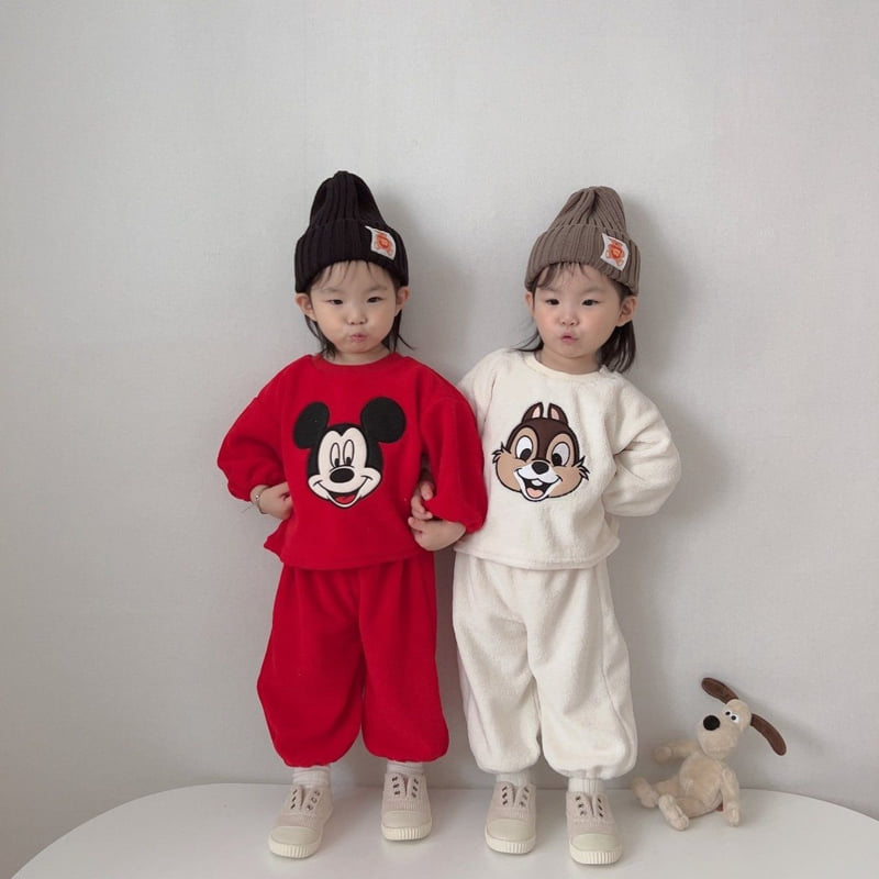 Moran - Korean Children Fashion - #littlefashionista - Pudding Top Bottom Set - 6
