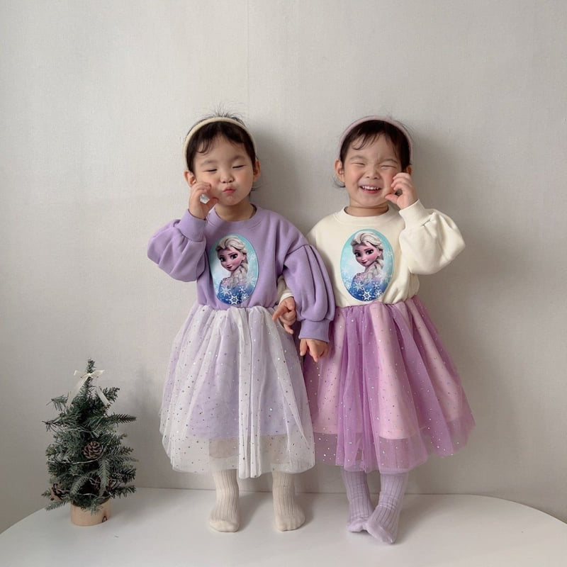Moran - Korean Children Fashion - #littlefashionista - Fleece Elsa One-piece - 4