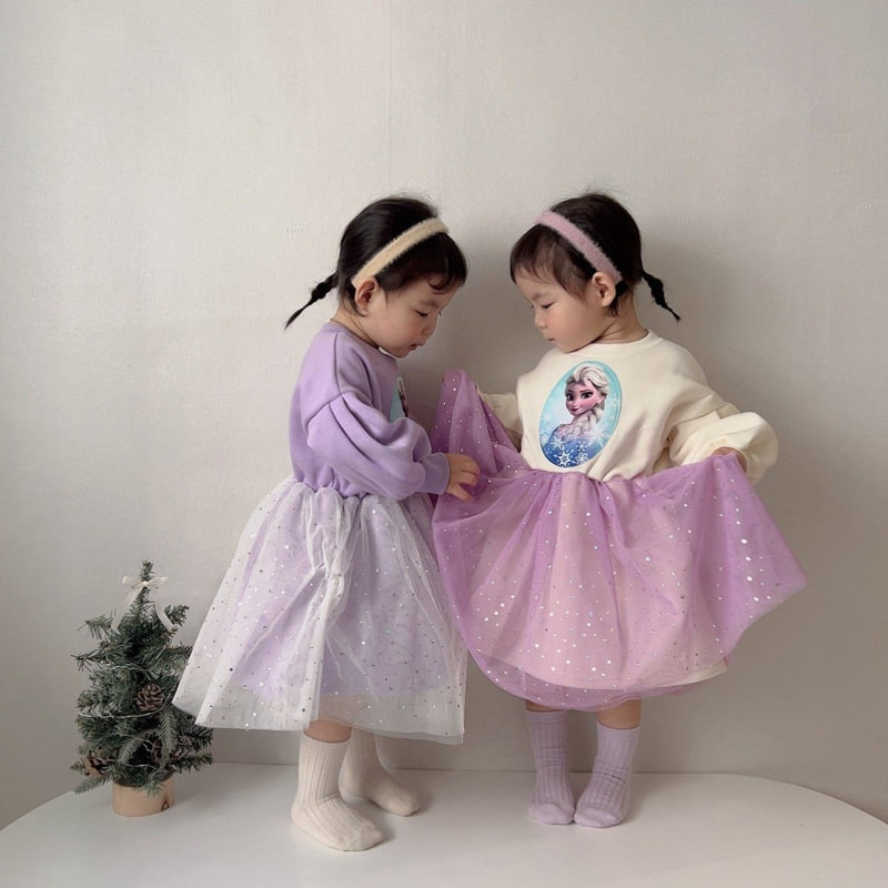 Moran - Korean Children Fashion - #minifashionista - Fleece Elsa One-piece - 5