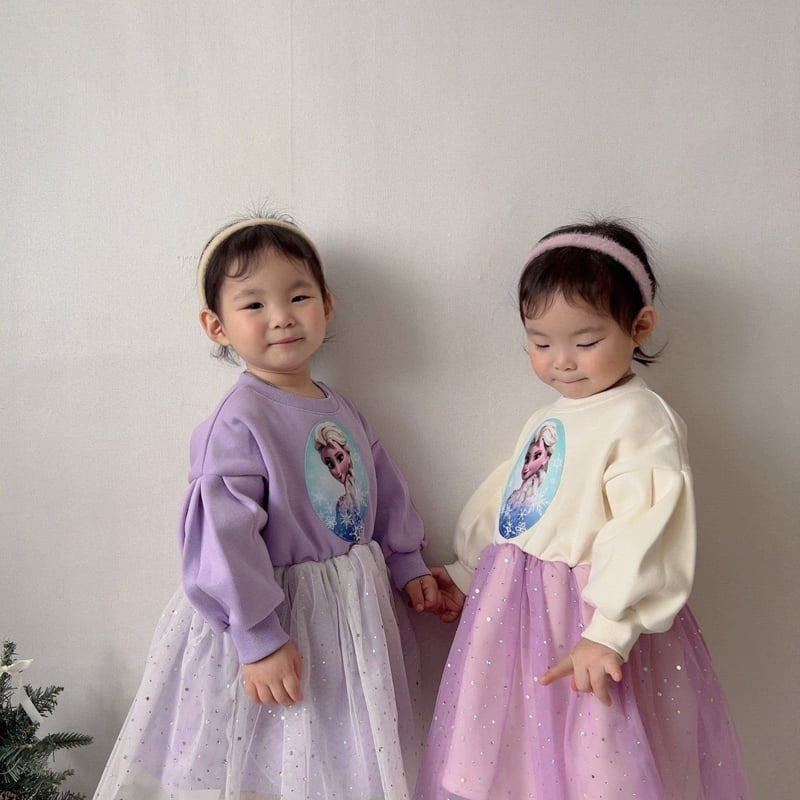Moran - Korean Children Fashion - #todddlerfashion - Fleece Elsa One-piece - 7