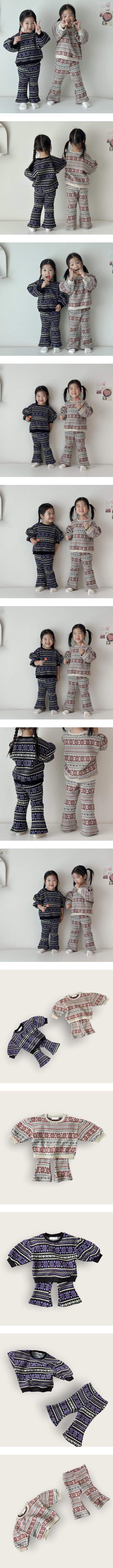 Moran - Korean Children Fashion - #todddlerfashion - Amber Bootcut Set