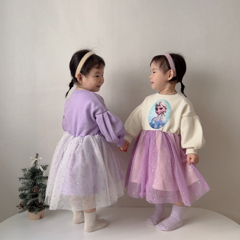 Moran - Korean Children Fashion - #toddlerclothing - Fleece Elsa One-piece - 8