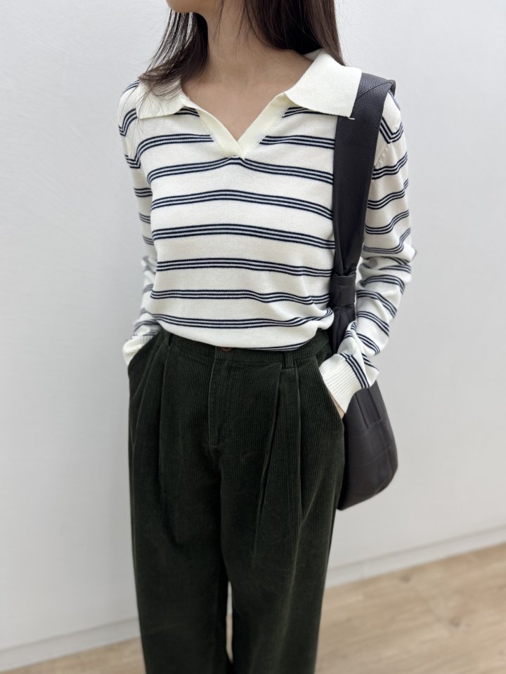 Most - Korean Women Fashion - #momslook - Bonnie Collar Knit - 3