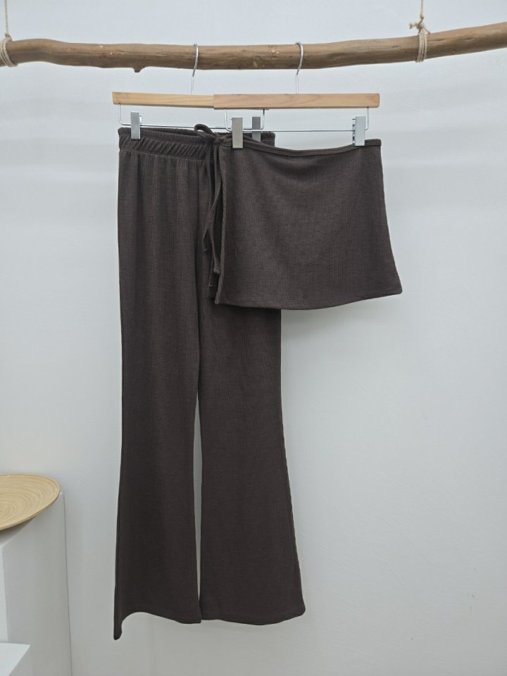 Most - Korean Women Fashion - #momslook - Skirt Wrap Pants - 4
