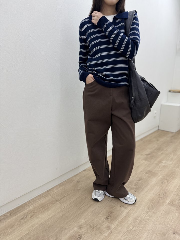 Most - Korean Women Fashion - #restrostyle - Bonnie Collar Knit - 10