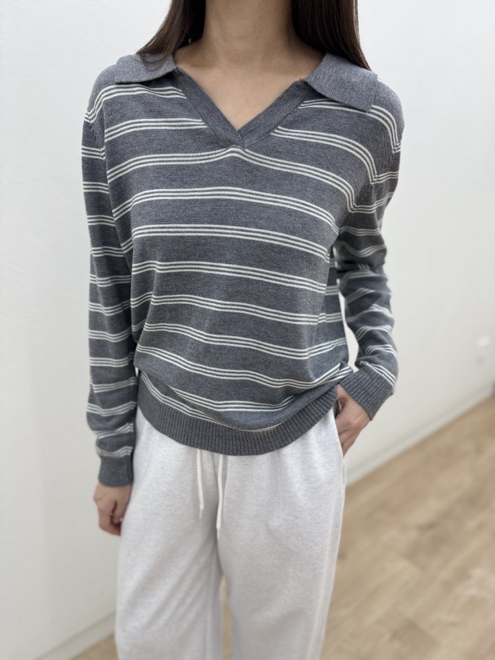 Most - Korean Women Fashion - #shopsmall - Bonnie Collar Knit - 12