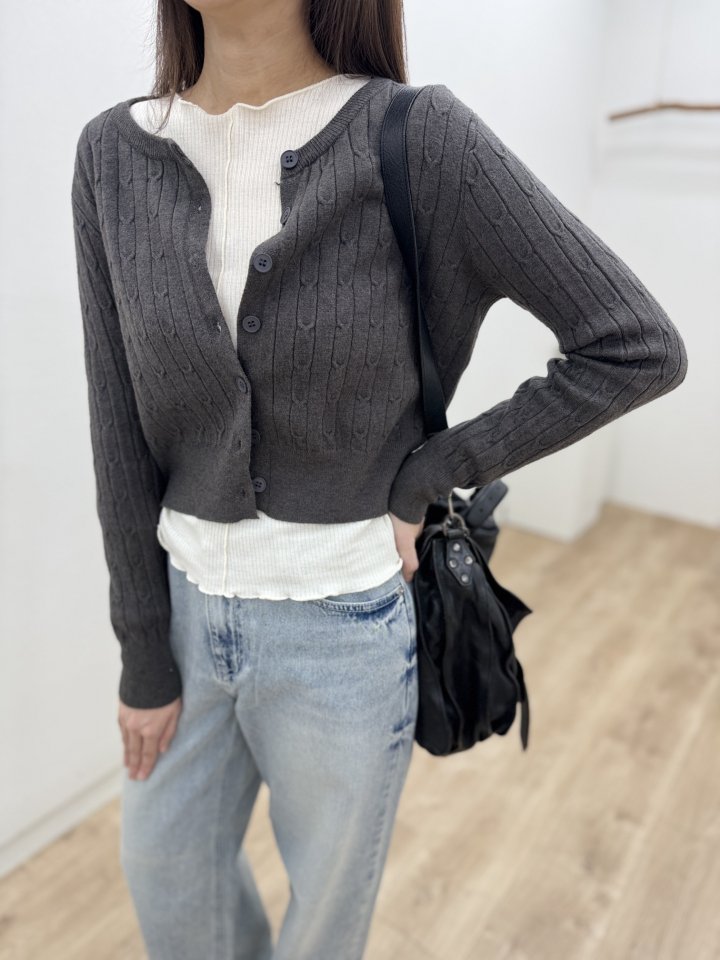 Most - Korean Women Fashion - #shopsmall - Hug Cardigan - 10