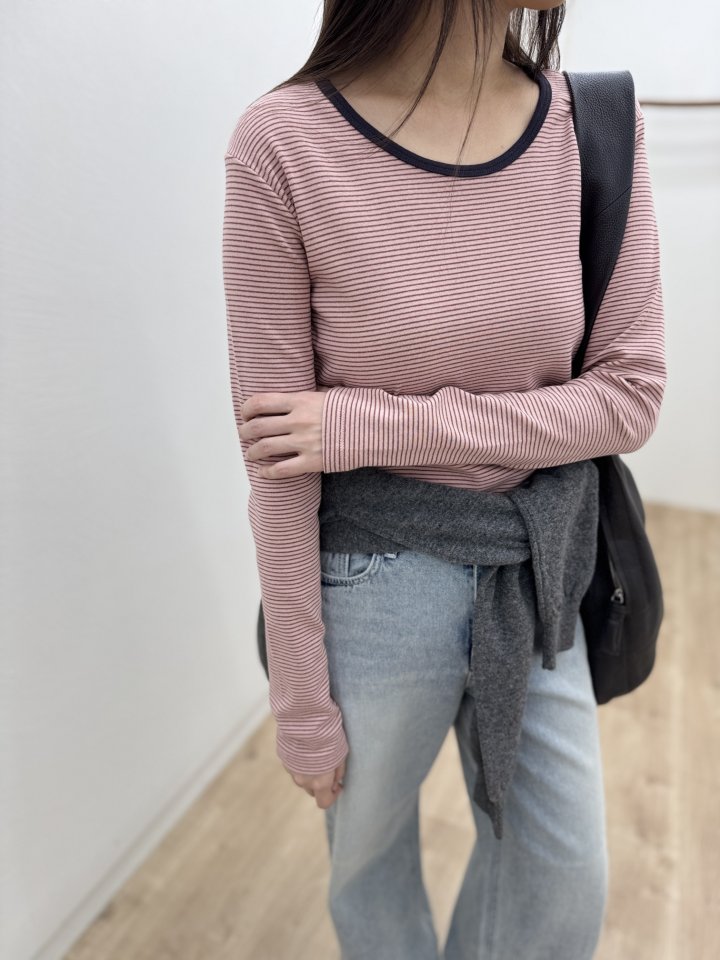 Most - Korean Women Fashion - #shopsmall - Rody Striped Tee - 6
