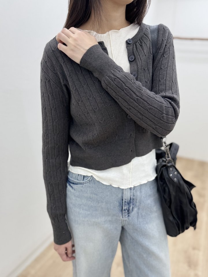 Most - Korean Women Fashion - #thatsdarling - Hug Cardigan - 11