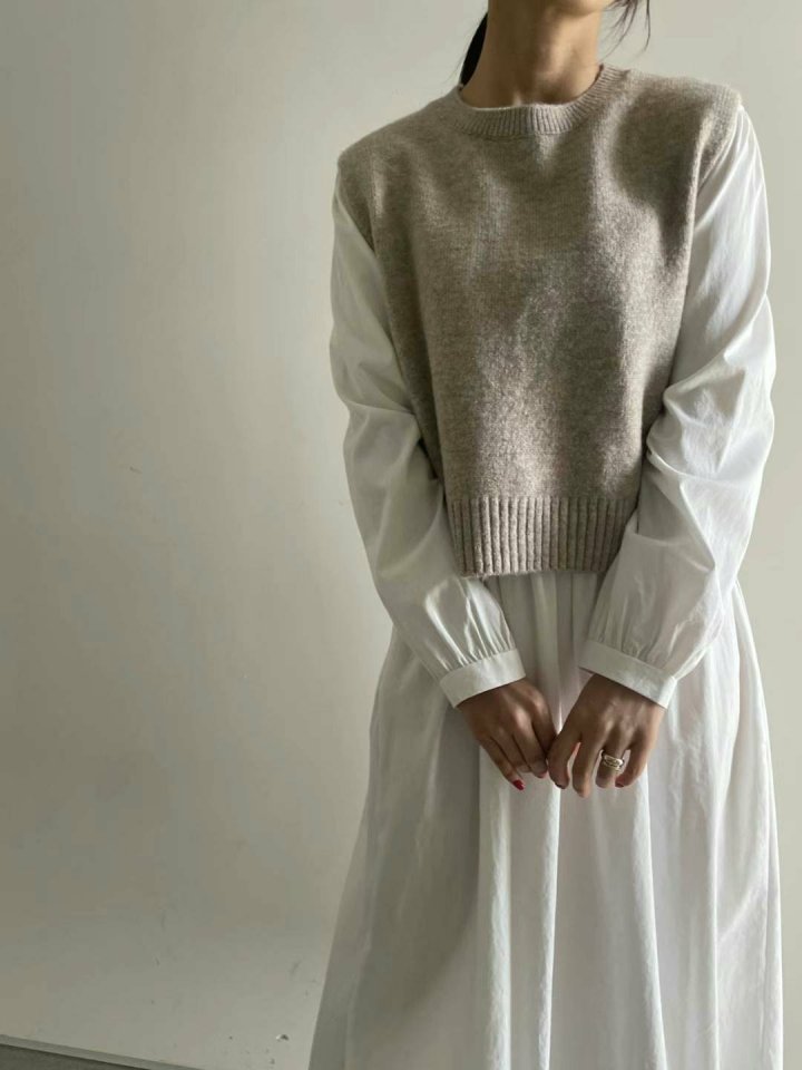 Most - Korean Women Fashion - #shopsmall - Back Slit Vest - 4