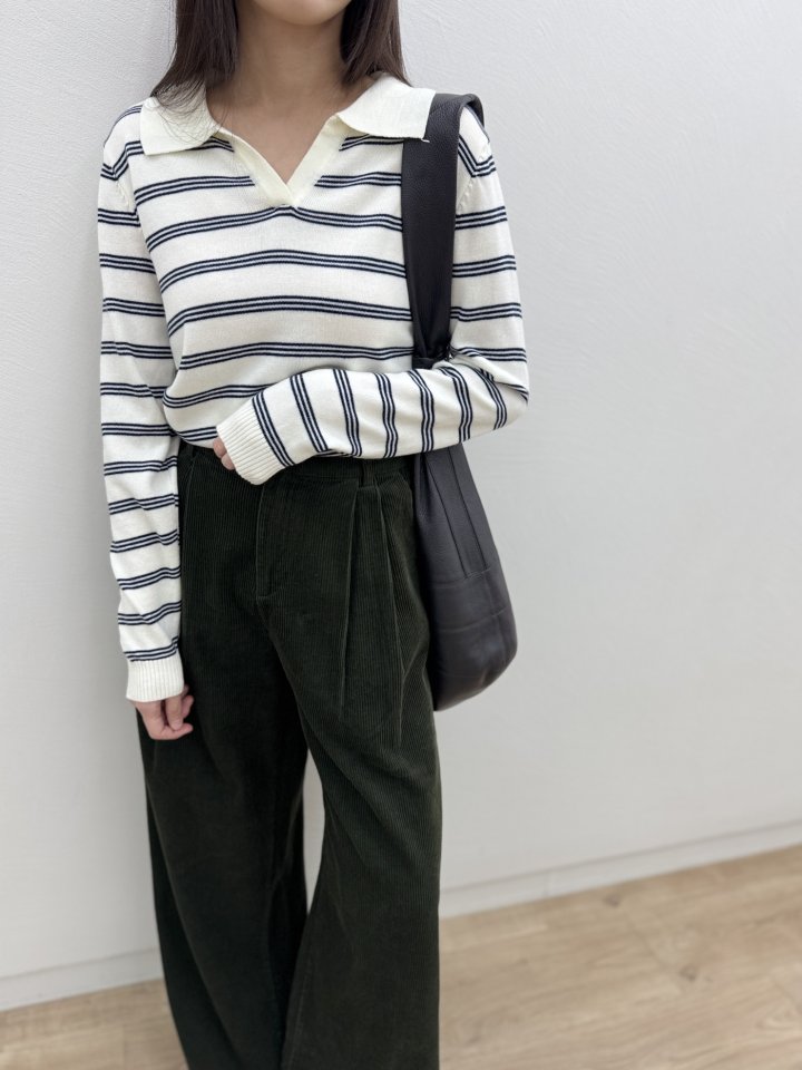 Most - Korean Women Fashion - #womensfashion - Bonnie Collar Knit - 2