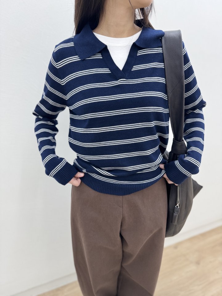 Most - Korean Women Fashion - #womensfashion - Bonnie Collar Knit - 6