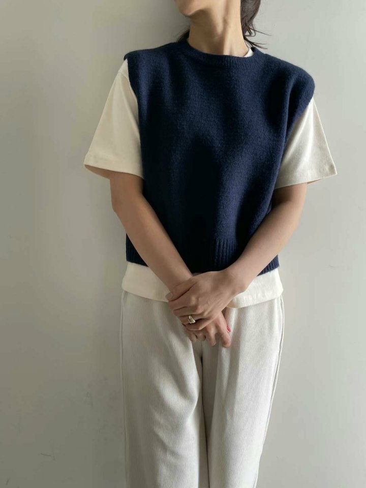 Most - Korean Women Fashion - #womensfashion - Back Slit Vest - 7