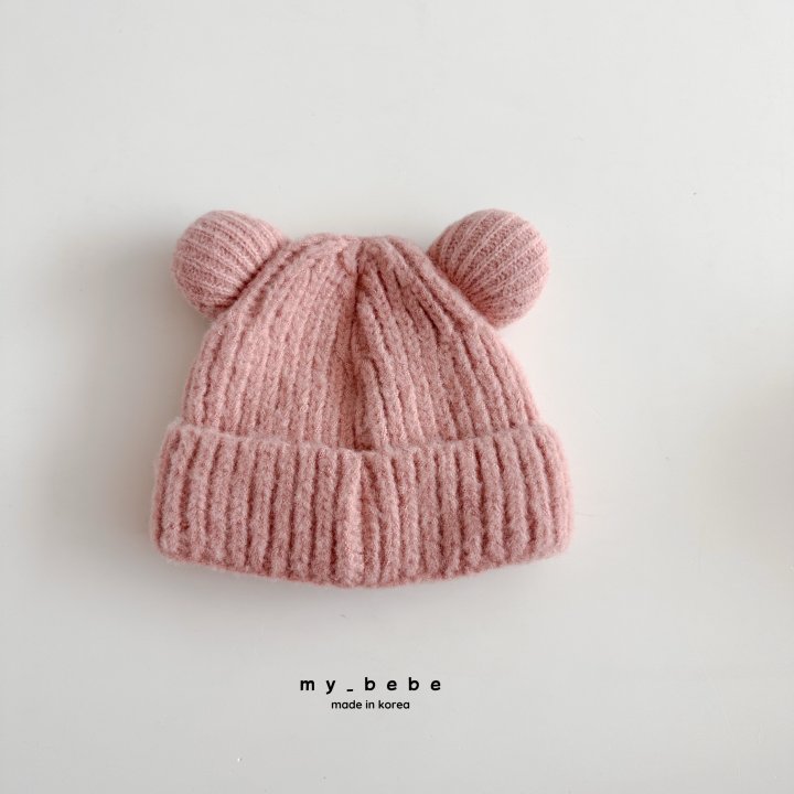 My Bebe - Korean Baby Fashion - #smilingbaby - Pom Pom Beanie - 4