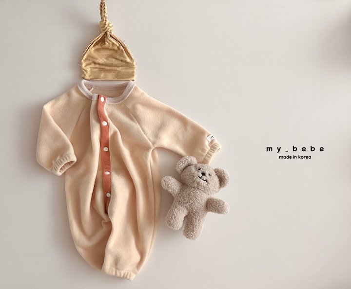My Bebe - Korean Baby Fashion - #babyboutique - Snap Fleece Bodysuit - 7