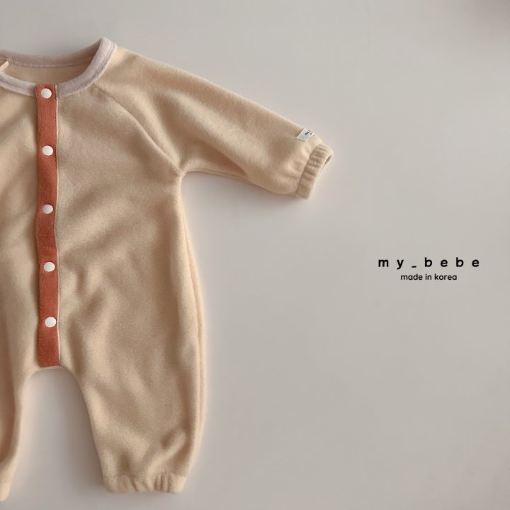 My Bebe - Korean Baby Fashion - #babyboutique - Snap Fleece Bodysuit - 8