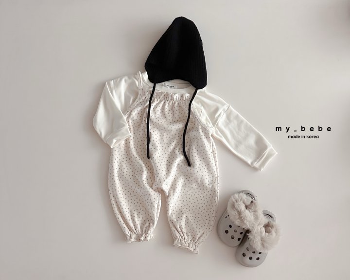 My Bebe - Korean Baby Fashion - #babyboutique - Cute String Overalls - 5