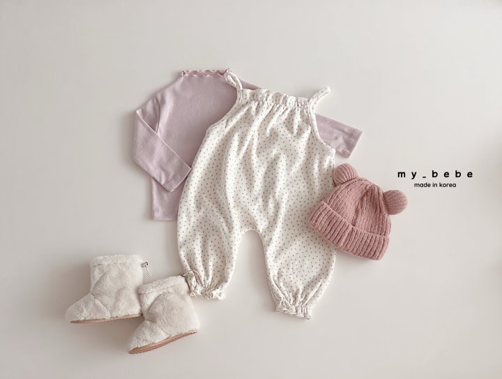 My Bebe - Korean Baby Fashion - #babyboutique - Cute String Overalls - 6