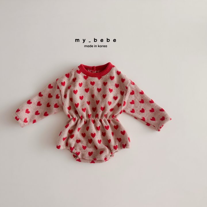 My Bebe - Korean Baby Fashion - #onlinebabyshop - Winter Banded Suit - 4