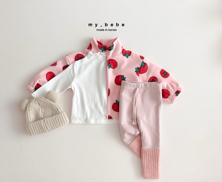 My Bebe - Korean Baby Fashion - #babyboutique - Angora String Sleeves Leggings - 11