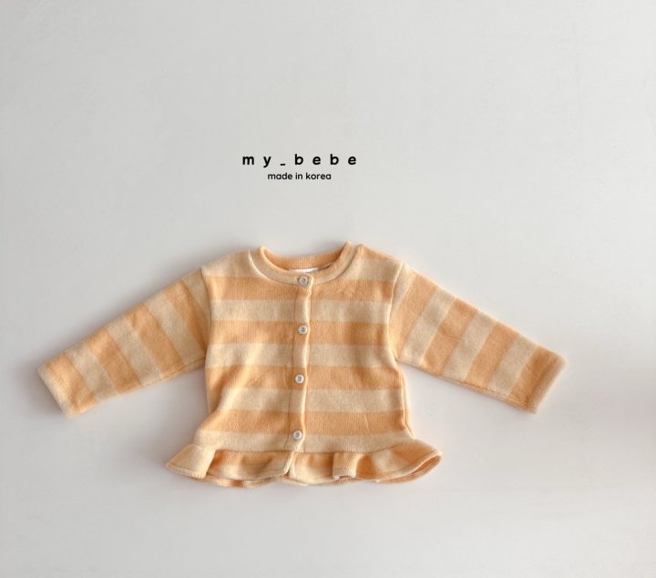 My Bebe - Korean Baby Fashion - #babyboutique - Frill Cardigan - 5