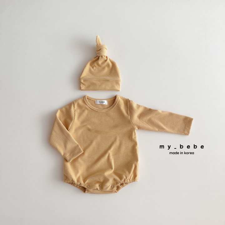 My Bebe - Korean Baby Fashion - #babyboutiqueclothing - Chubby Suit Set (Suit + Bonnet Set) - 12