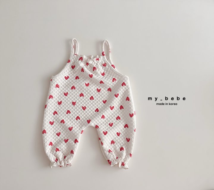 My Bebe - Korean Baby Fashion - #babyclothing - Cute String Overalls - 8