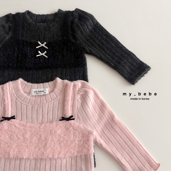 My Bebe - Korean Baby Fashion - #babyfashion - Bustier One-piece - 2