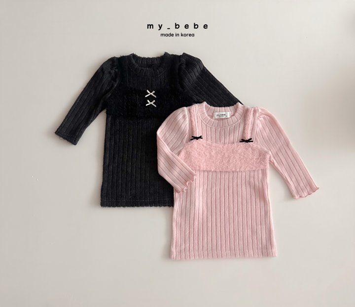 My Bebe - Korean Baby Fashion - #babyfever - Bustier One-piece - 3