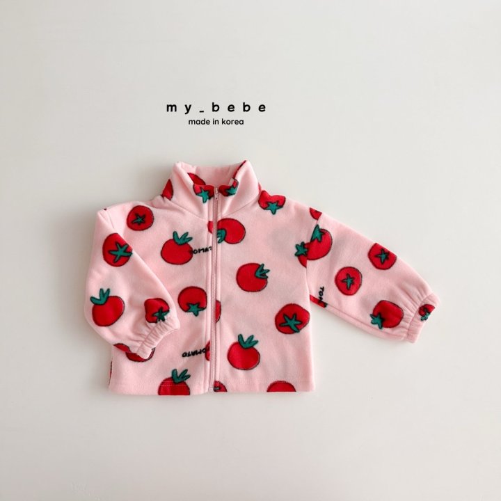 My Bebe - Korean Baby Fashion - #babyfever - Fleece Zip-Up - 10
