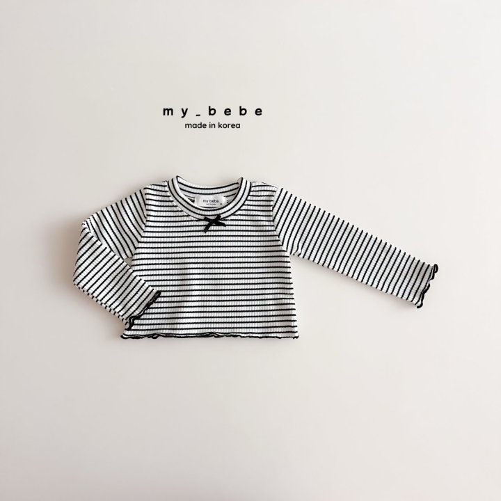 My Bebe - Korean Baby Fashion - #babyfever - Lover Crop Tee - 6