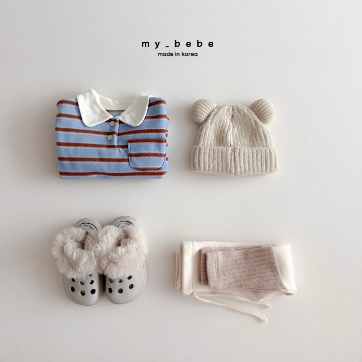 My Bebe - Korean Baby Fashion - #babygirlfashion - Pom Pom Beanie - 9