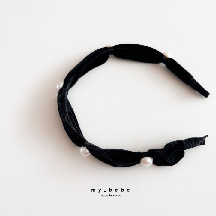 My Bebe - Korean Baby Fashion - #babyfever - Pearl Headband - 4
