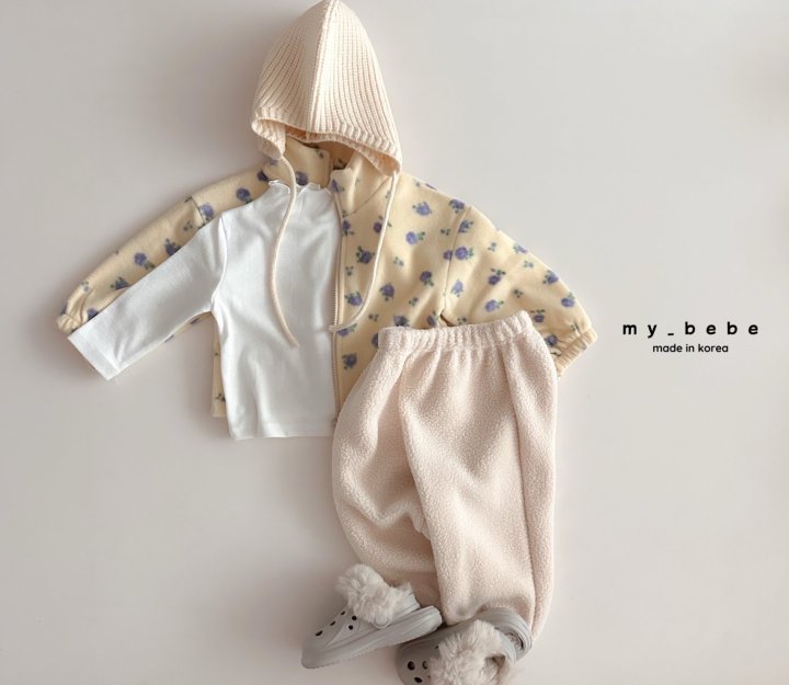 My Bebe - Korean Baby Fashion - #babygirlfashion - Fleece Zip-Up - 11