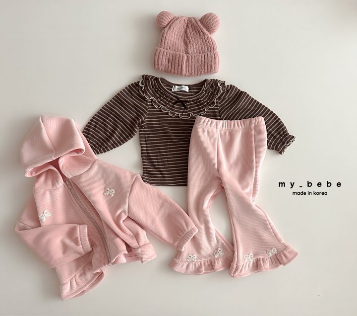 My Bebe - Korean Baby Fashion - #babylifestyle - Pom Pom Beanie - 10