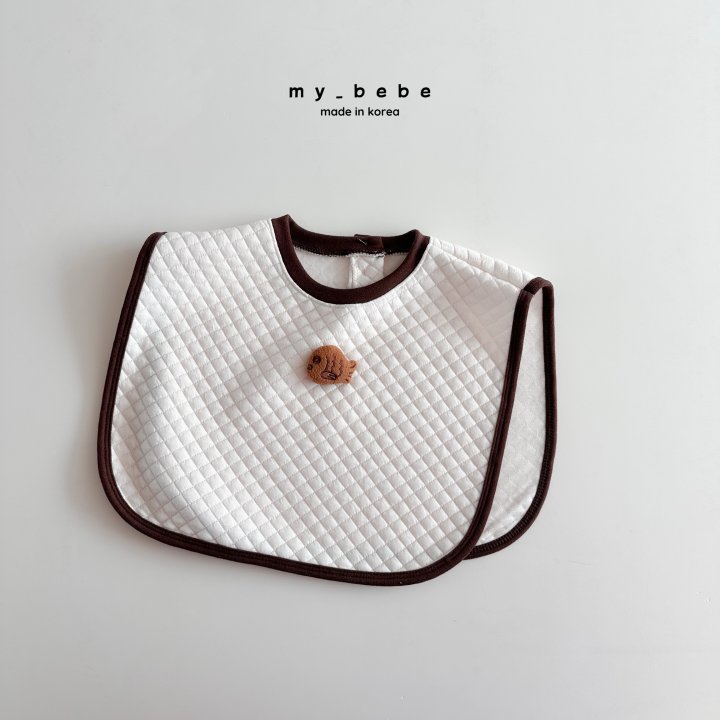 My Bebe - Korean Baby Fashion - #babylifestyle - Quilted Large Bib - 4