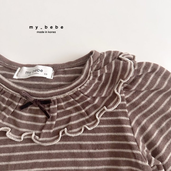 My Bebe - Korean Baby Fashion - #babyoninstagram - Merry Wool Frill Tee - 10
