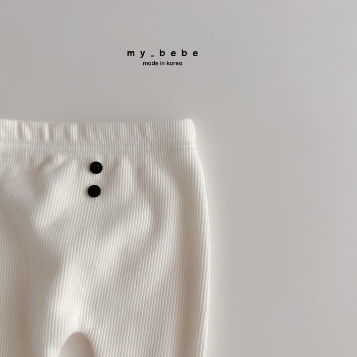 My Bebe - Korean Baby Fashion - #babyoutfit - Brushed Foot Cover Leggings - 7
