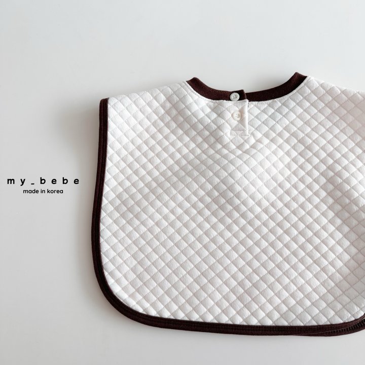 My Bebe - Korean Baby Fashion - #babyoutfit - Quilted Large Bib - 6