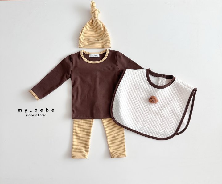 My Bebe - Korean Baby Fashion - #babyoutfit - Quilted Large Bib - 7