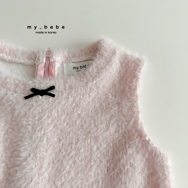 My Bebe - Korean Baby Fashion - #babyoutfit - Bubble Tweed One-piece - 10
