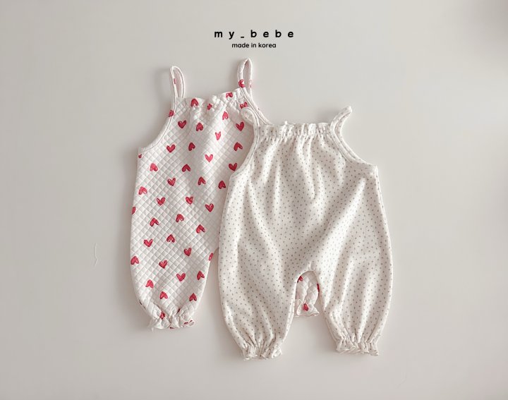 My Bebe - Korean Baby Fashion - #babywear - Cute String Overalls - 2