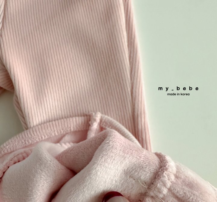 My Bebe - Korean Baby Fashion - #babywear - Velour Frill Bootcut Pants - 9
