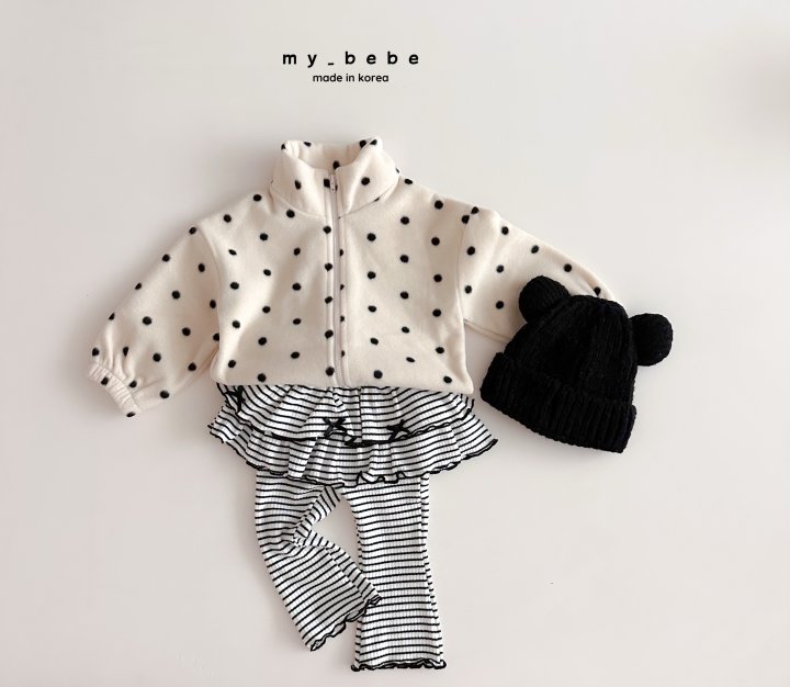 My Bebe - Korean Baby Fashion - #babywear - Tiered Frill Bootcut Pants - 8