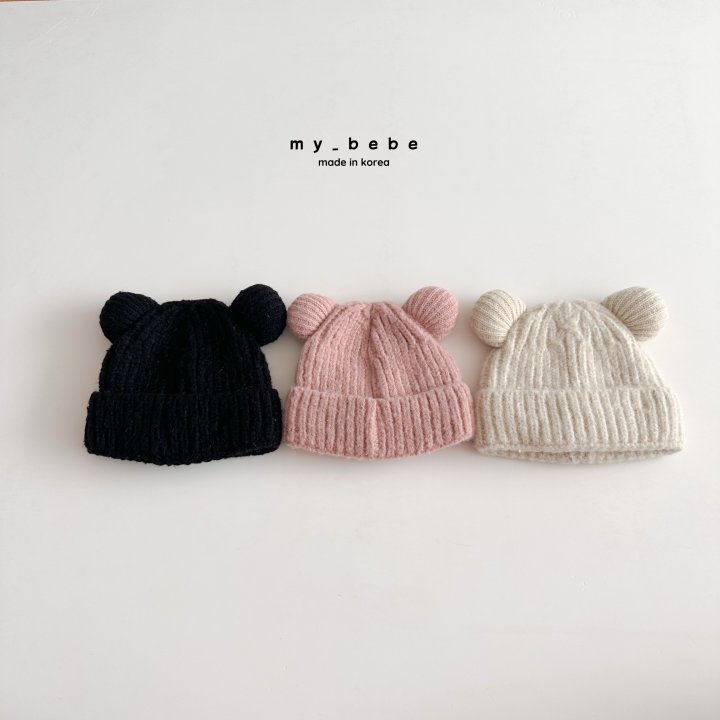 My Bebe - Korean Baby Fashion - #onlinebabyboutique - Pom Pom Beanie