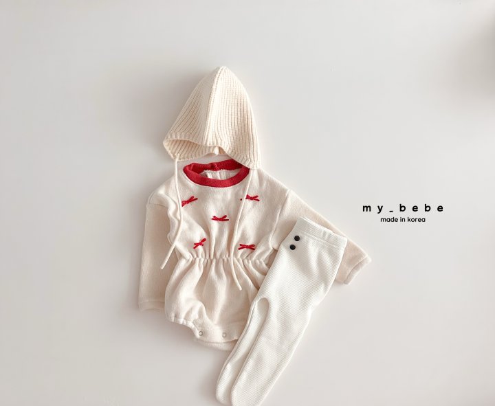 My Bebe - Korean Baby Fashion - #onlinebabyboutique - Brushed Foot Cover Leggings - 10